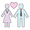 In-house romance-Free icon material | Business
